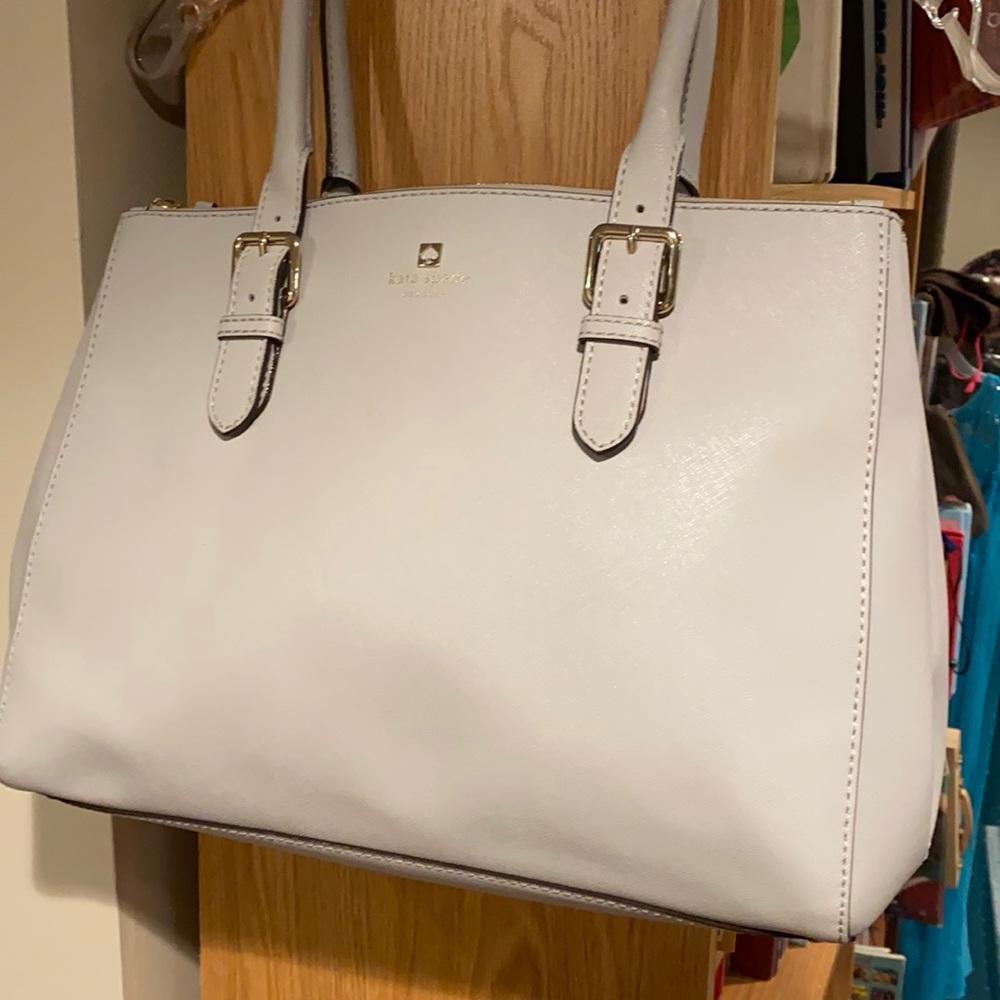 Kate Spade light grey tote